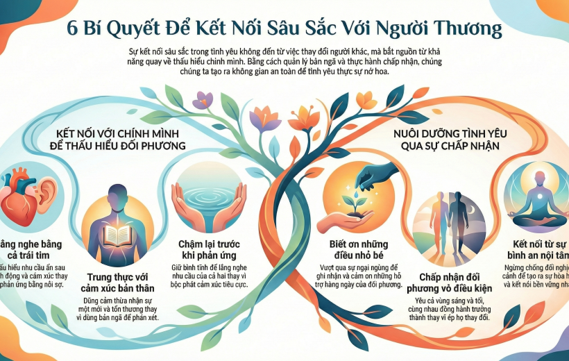 5 điều nên làm để có kết nối sâu sắc hơn với người thương